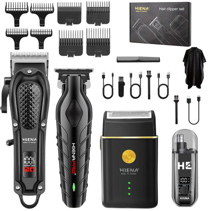 Rechargeable Hair Clipper with Digital Display