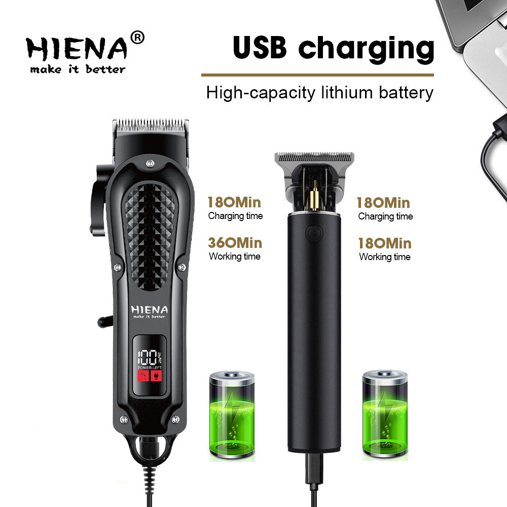 Rechargeable Hair Clipper with Digital Display