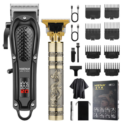 Rechargeable Hair Clipper with Digital Display