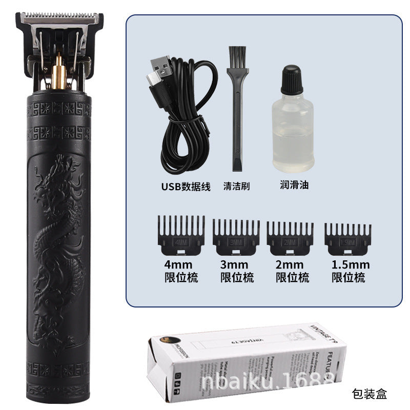 Rechargeable Hair Clipper with Stainless Steel Blades