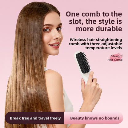 Rechargeable hair straightener