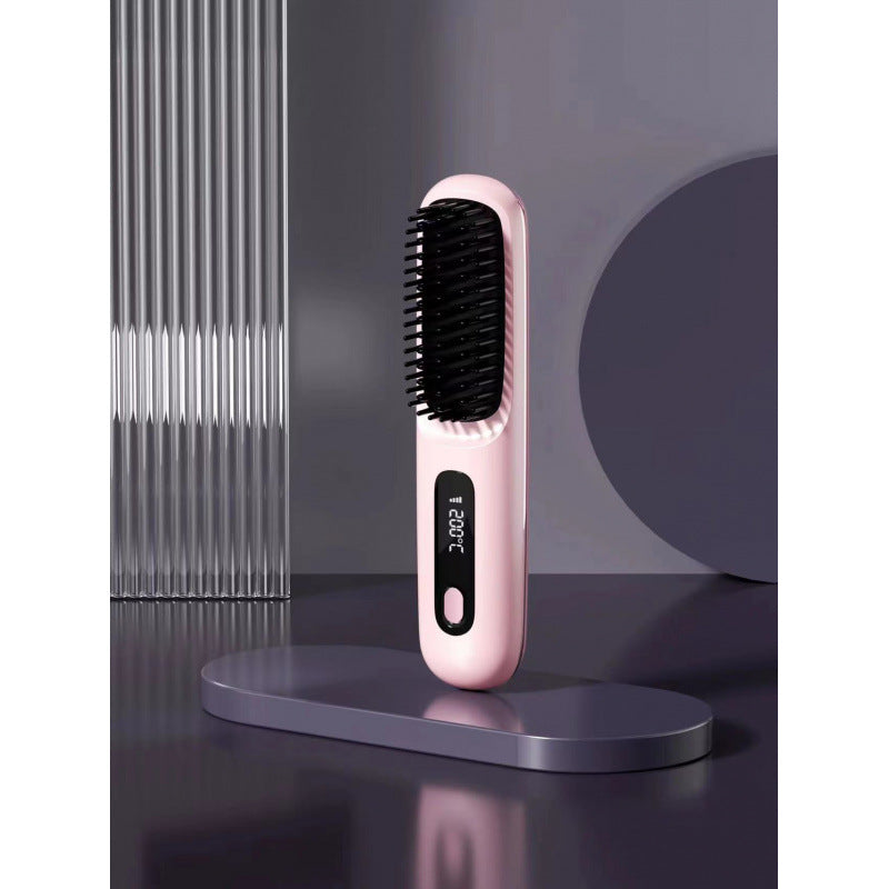 Rechargeable Hair Straightening Comb