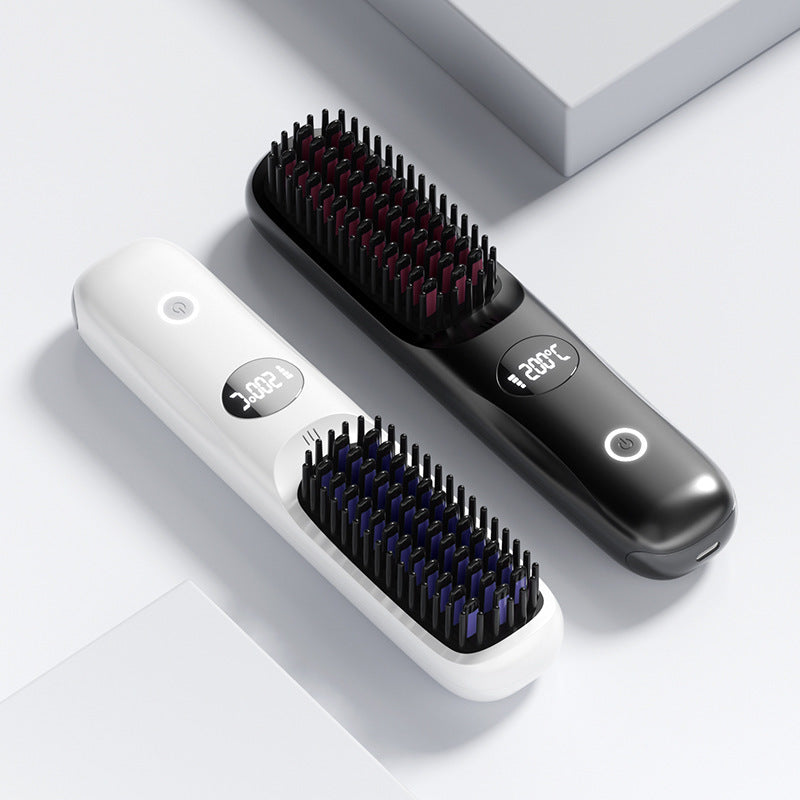 Rechargeable Hair Straightening Comb