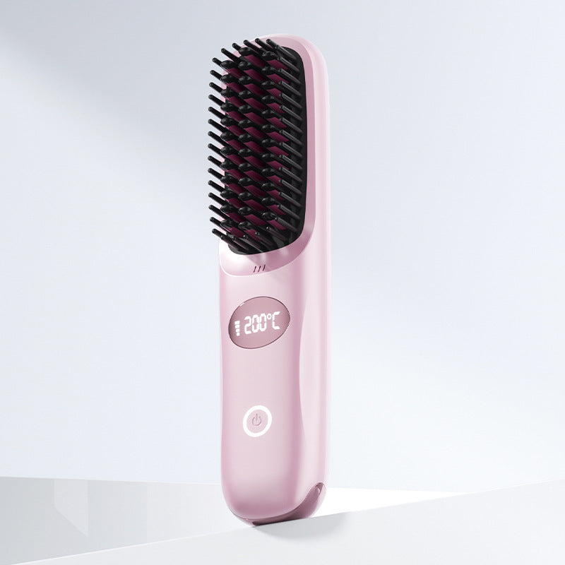 Rechargeable Hair Straightening Comb