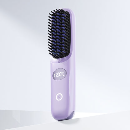 Rechargeable Hair Straightening Comb