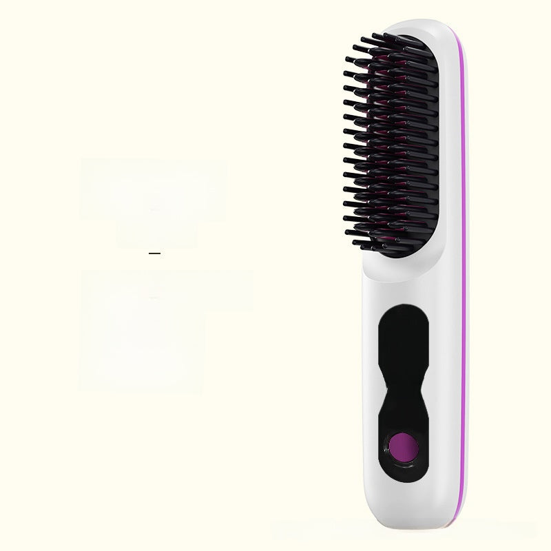 Rechargeable Hair Straightening Comb with LCD Display