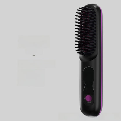 Rechargeable Hair Straightening Comb with LCD Display