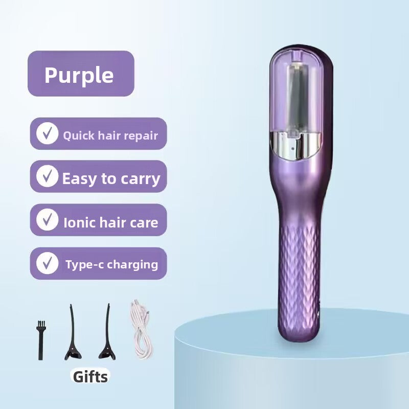 Rechargeable Hair Trimmer for Split Ends and Knot Repair
