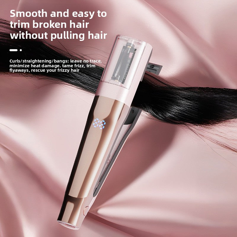 Rechargeable Hair Trimmer Split Ends Remover Styling Tool