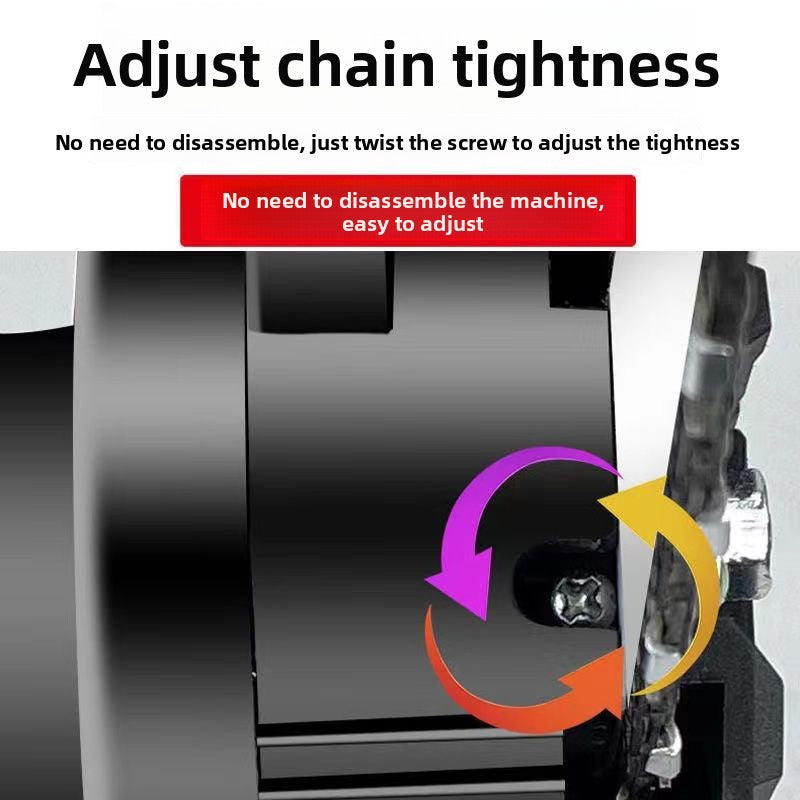 Rechargeable handheld chainsaw