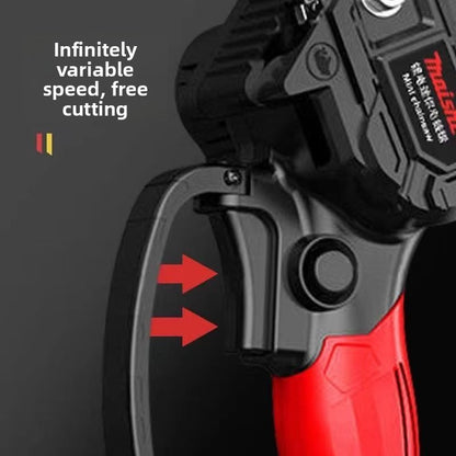 Rechargeable handheld chainsaw