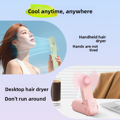Rechargeable handheld fan