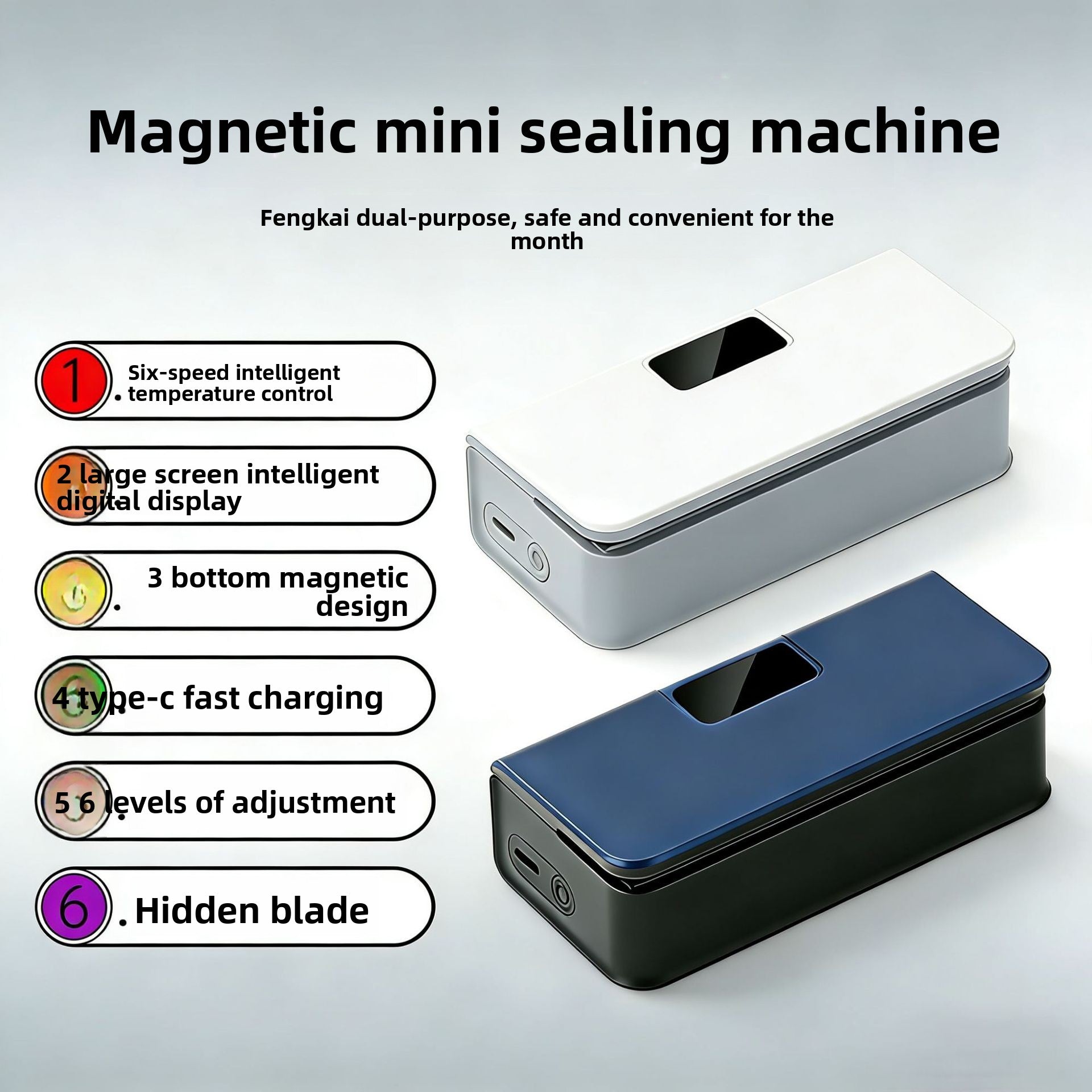 Rechargeable Handheld Food Sealer
