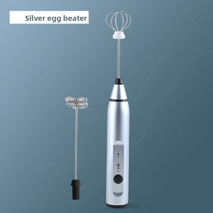 Rechargeable Handheld Mixer with Dual Attachments