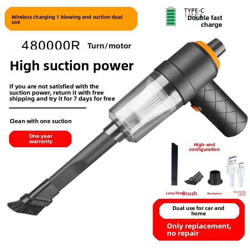 Rechargeable Handheld Vacuum Cleaner for Home and Car