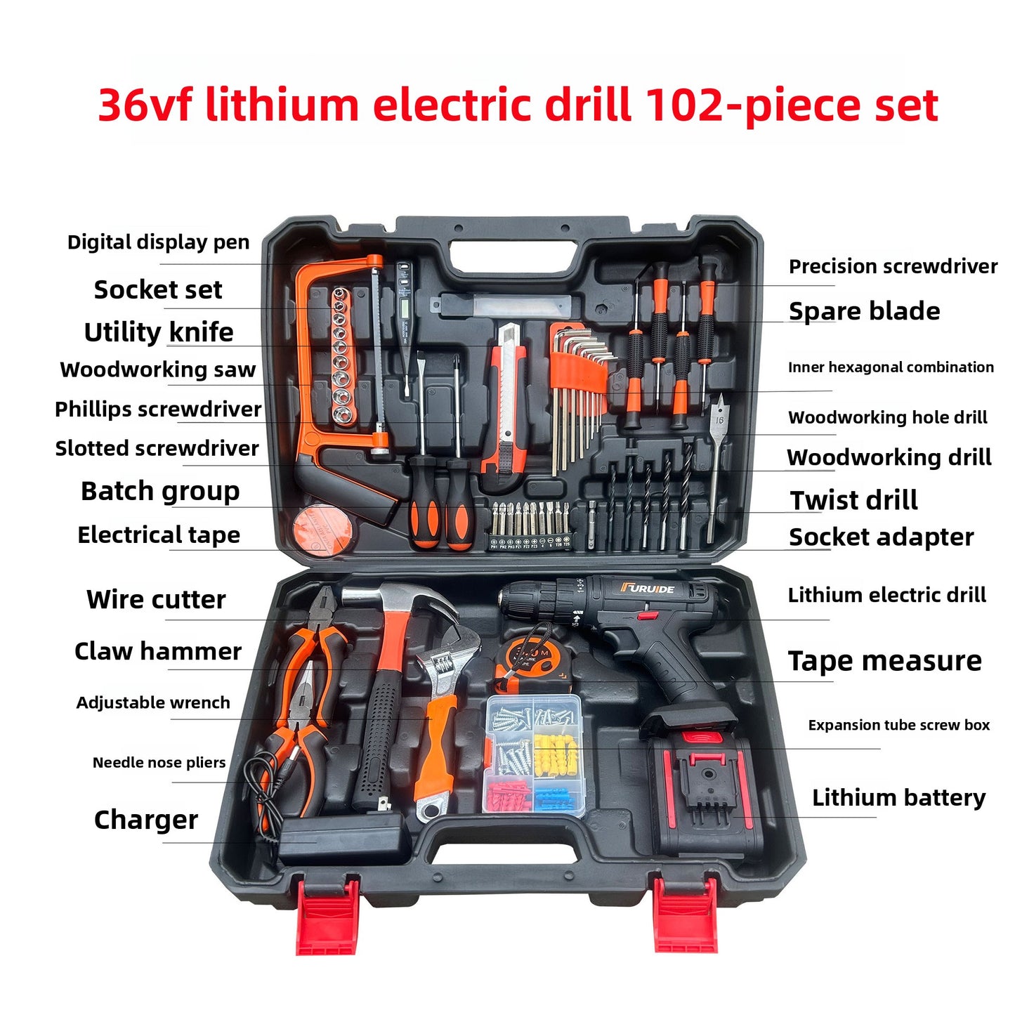 Rechargeable hardware tools