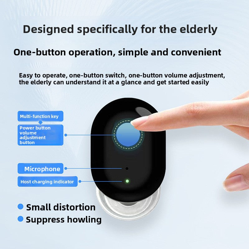 Rechargeable Hearing Aid for Elderly Severe Deafness