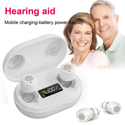 rechargeable hearing aid sound amplifier for the elderly