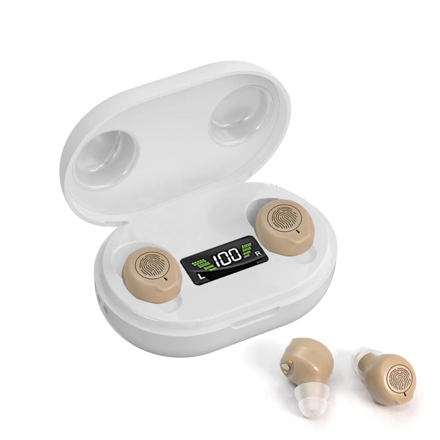rechargeable hearing aid sound amplifier for the elderly
