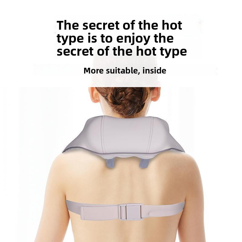 Rechargeable Heating Neck Massager with Kneading Function