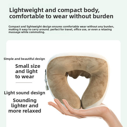 Rechargeable Heating Vibration Massage Pillow