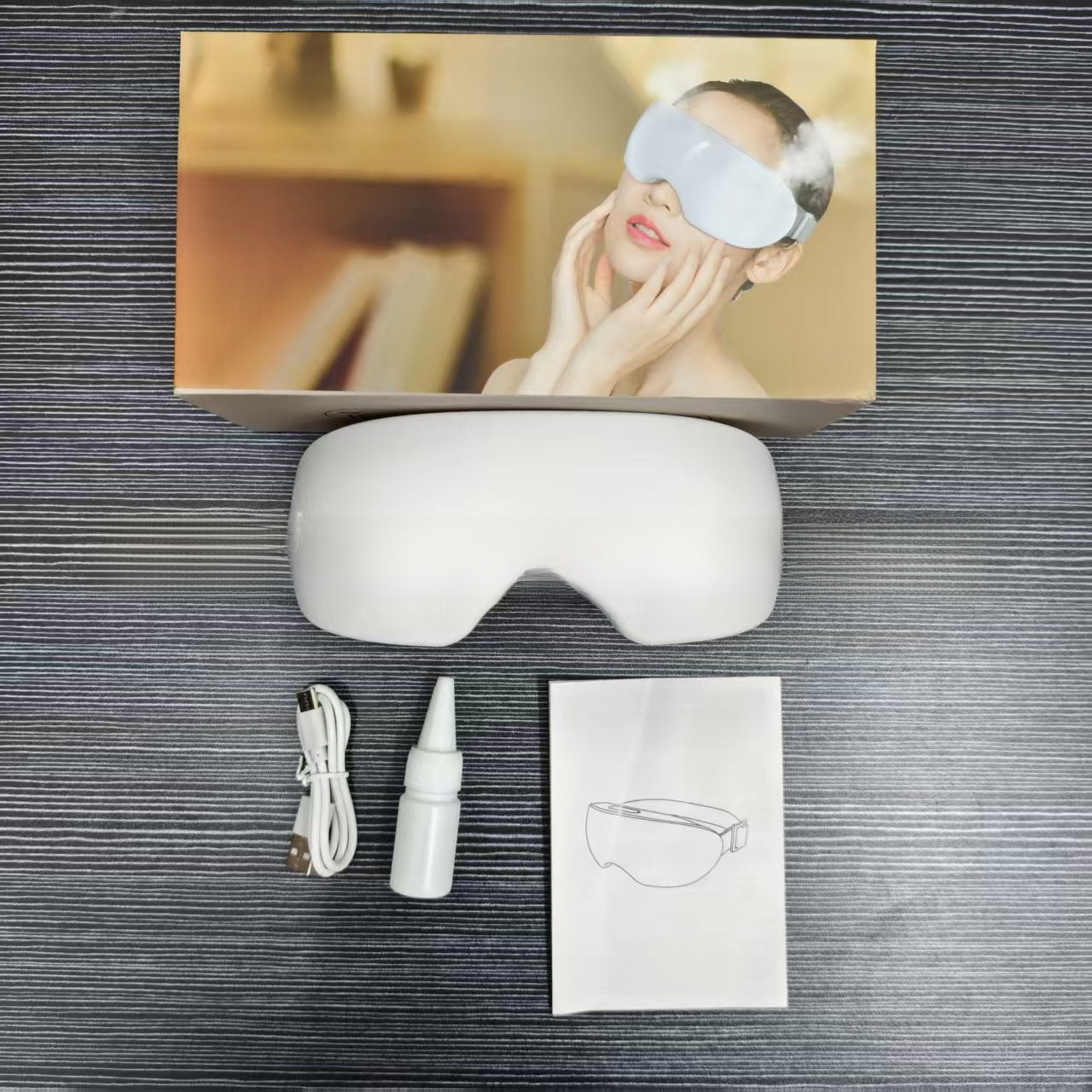 Rechargeable Hot Cold Steam Eye Massager