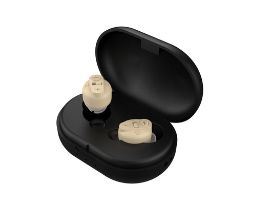Rechargeable In-Ear Hearing Amplifier