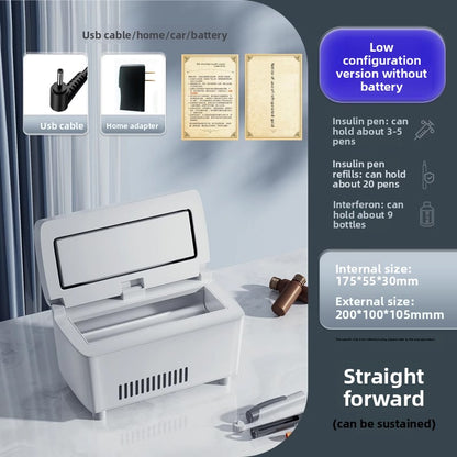 Rechargeable Insulin Medication Cooler Box