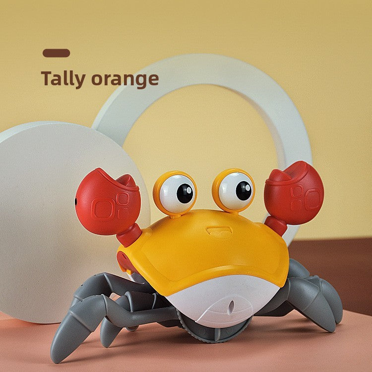 Rechargeable Interactive Electric Crab Toy with Music and Lights