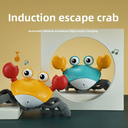 Rechargeable Interactive Electric Crab Toy with Music and Lights