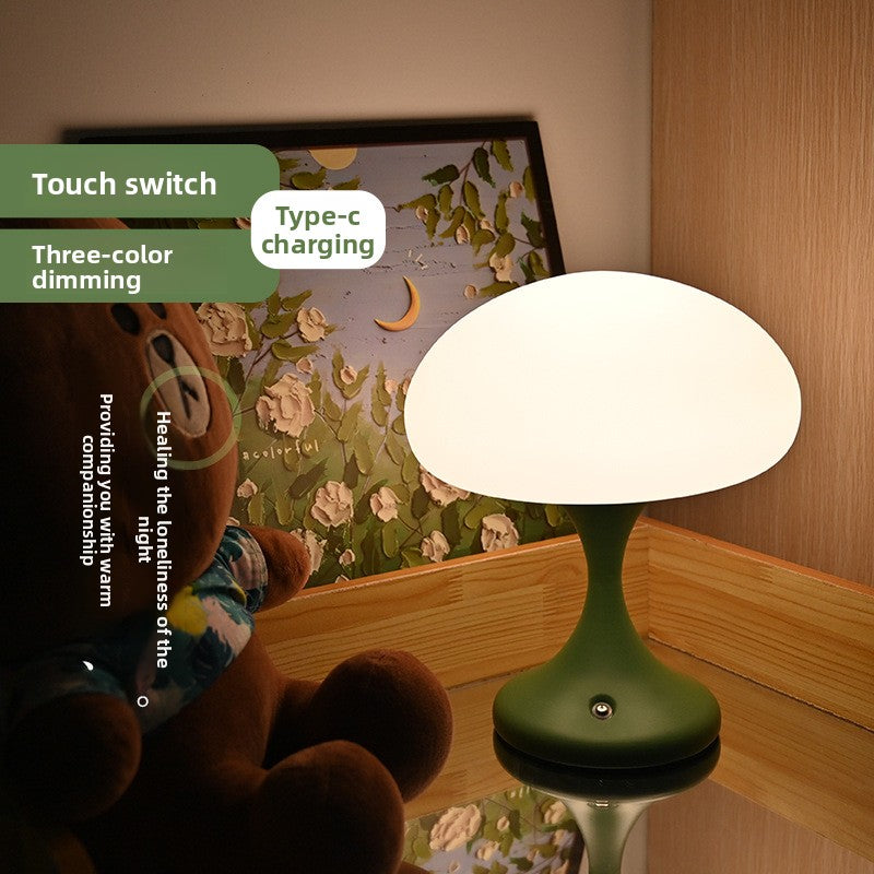 Rechargeable Jellyfish Table Lamp with Stepless Dimming