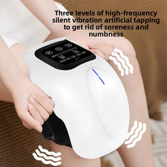 White lcd knee massager