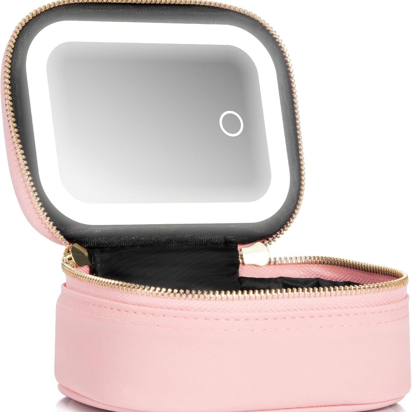 Rechargeable LED Cosmetic Bag with Mirror