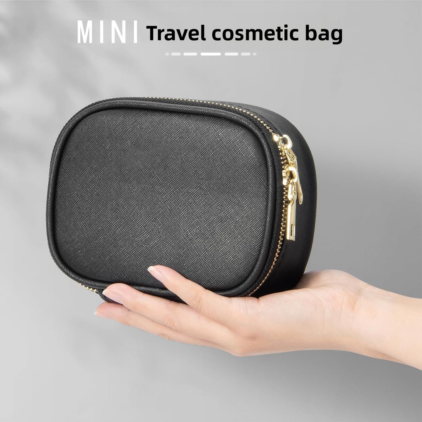 Rechargeable LED Cosmetic Bag with Mirror