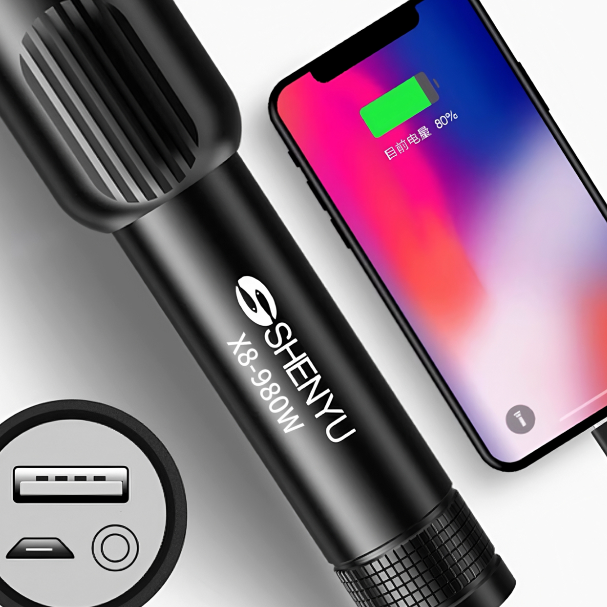 Rechargeable LED Flashlight
