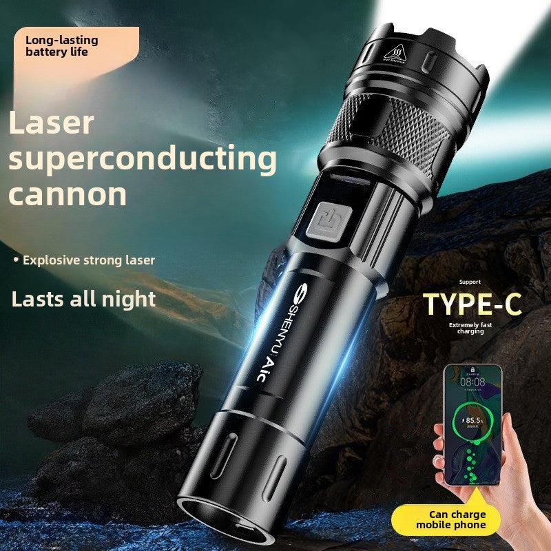 Rechargeable LED Flashlight with Strong Light