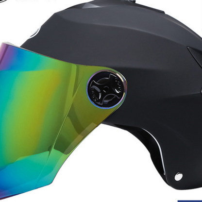 Rechargeable LED Half Helmet