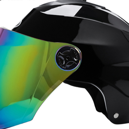 Rechargeable LED Half Helmet
