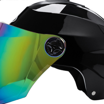 Rechargeable LED Half Helmet