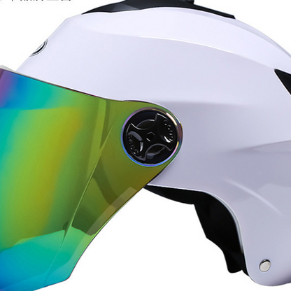 Rechargeable LED Half Helmet