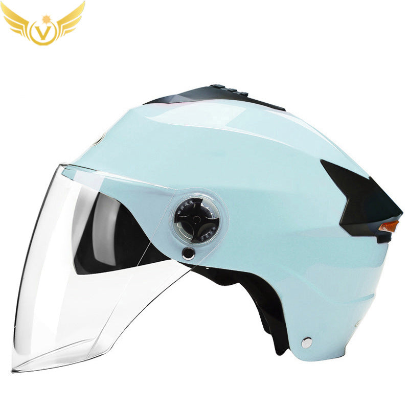 Rechargeable LED Half Helmet