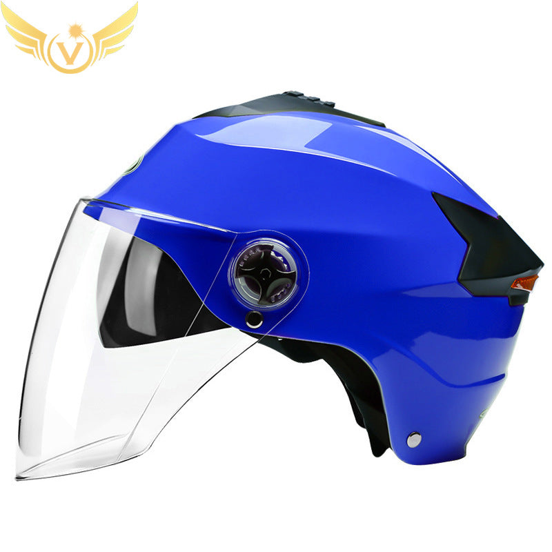 Rechargeable LED Half Helmet