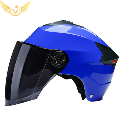 Rechargeable LED Half Helmet