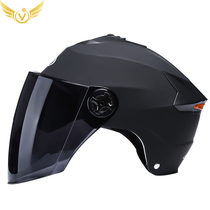 Rechargeable LED Half Helmet