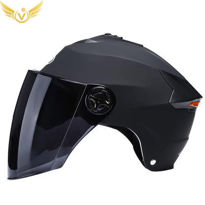 Rechargeable LED Half Helmet