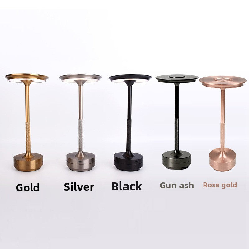 Rechargeable LED Metal Table Lamp with Touch Control