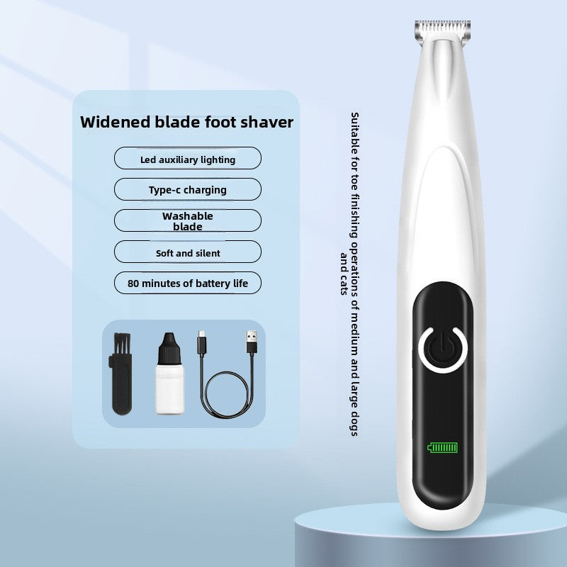 Rechargeable LED Pet Grooming Clipper