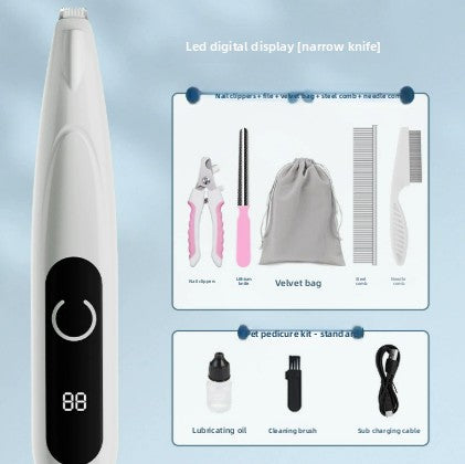 Rechargeable LED Pet Grooming Trimmer