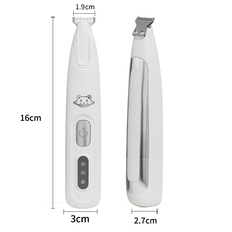 Rechargeable LED Pet Paw Hair Trimmer