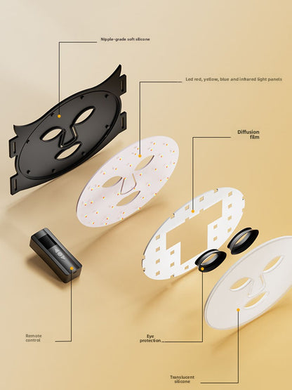 Rechargeable LED Photon Facial Mask